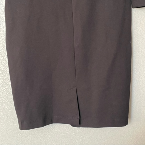 NWT Chloe Kristyn Bianca Ponte Knit Dress Long Sleeve Black Size Small - Picture 8 of 11